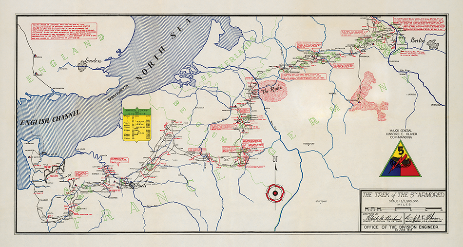 5th Armored Division Campaign Map