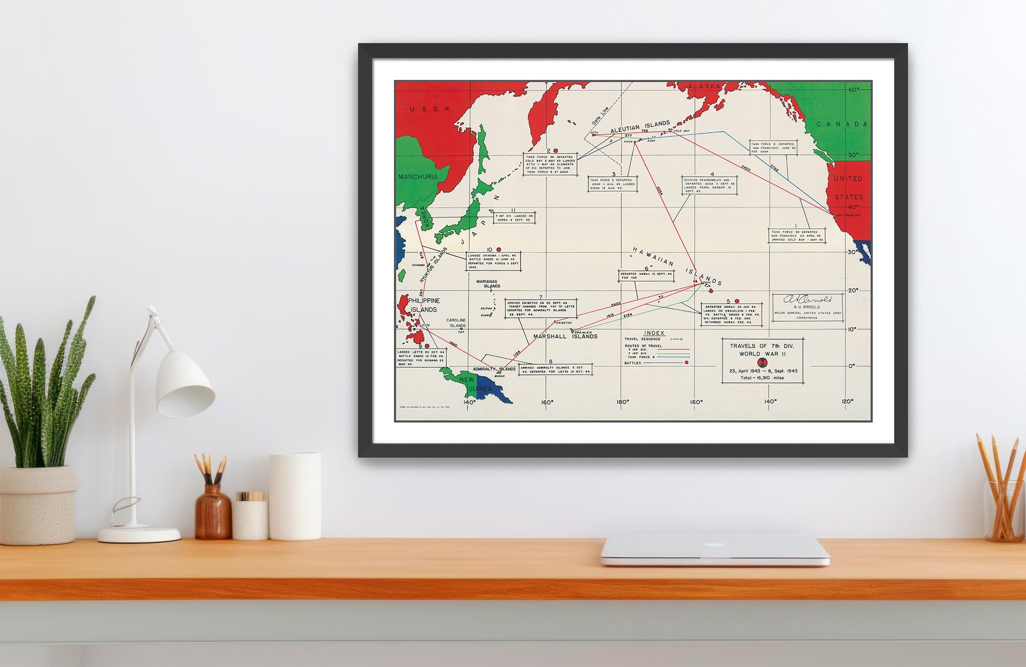7th Infantry Division Campaign Map