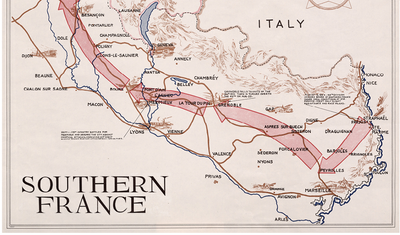 45th Infantry Division Campaign Map
